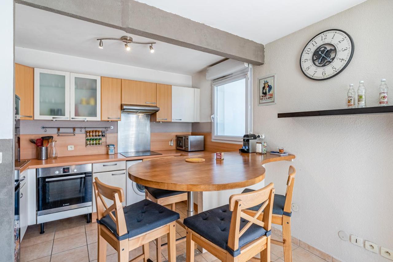 La Joliette; Duplex 2 Chambres, Parking Inclus+ Terrasse+ Ascenseur มาร์กเซย ภายนอก รูปภาพ
