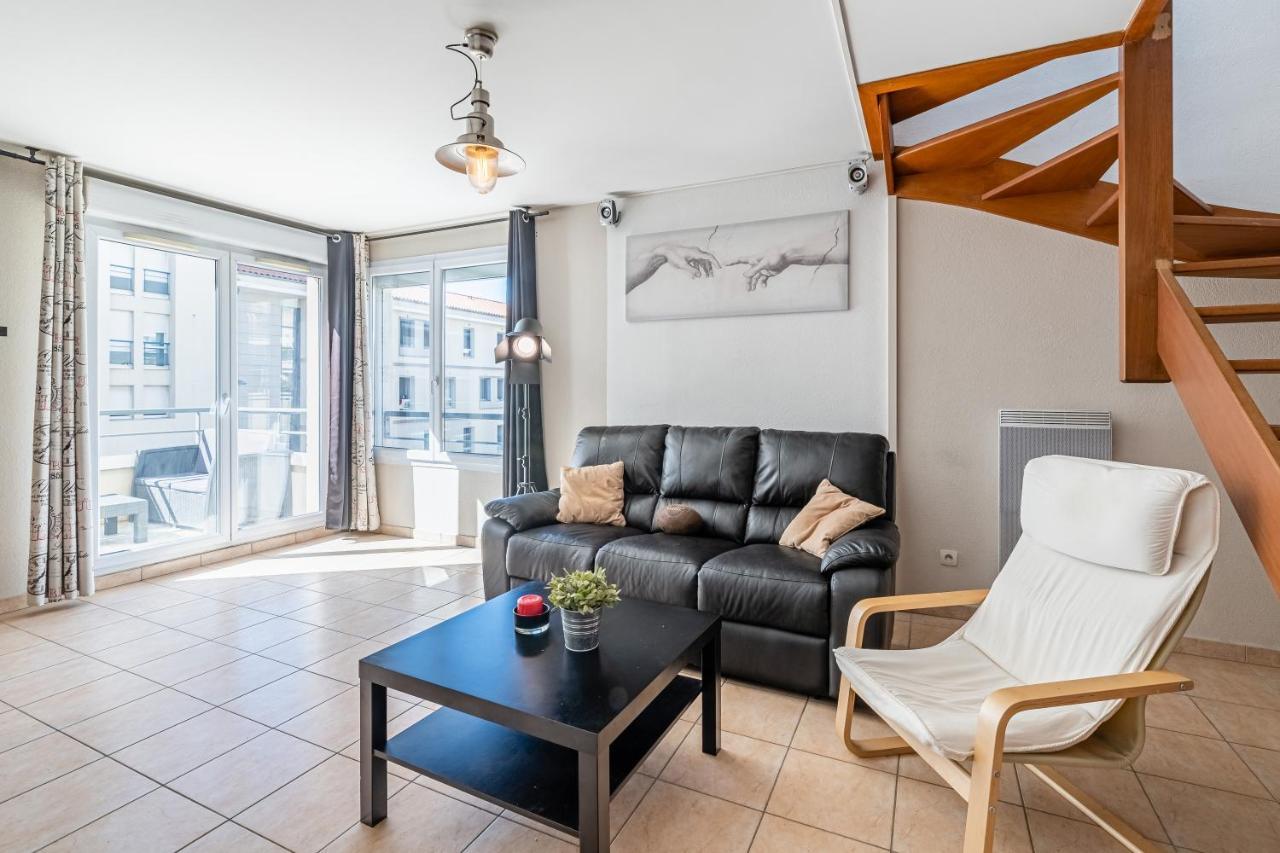 La Joliette; Duplex 2 Chambres, Parking Inclus+ Terrasse+ Ascenseur มาร์กเซย ภายนอก รูปภาพ